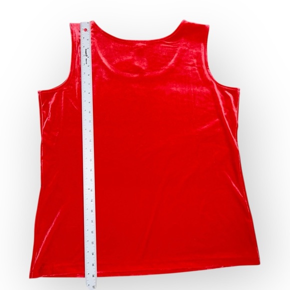 NWT TALBOTS Velvet Shell Women’s Plus 1X Red - Picture 11 of 14